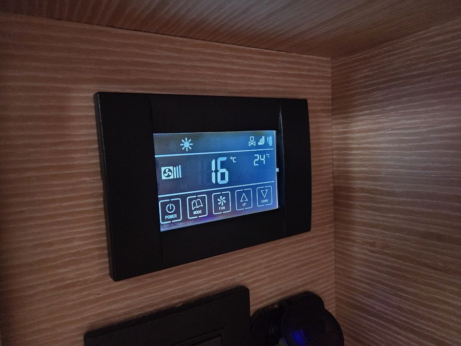 Air conditioning control panel