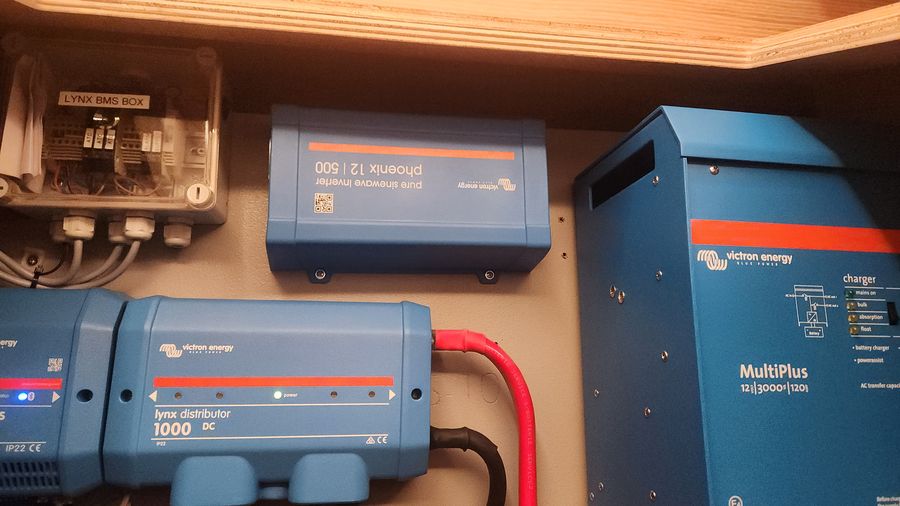 Victron Multiplus inverter/charger and electrical panel