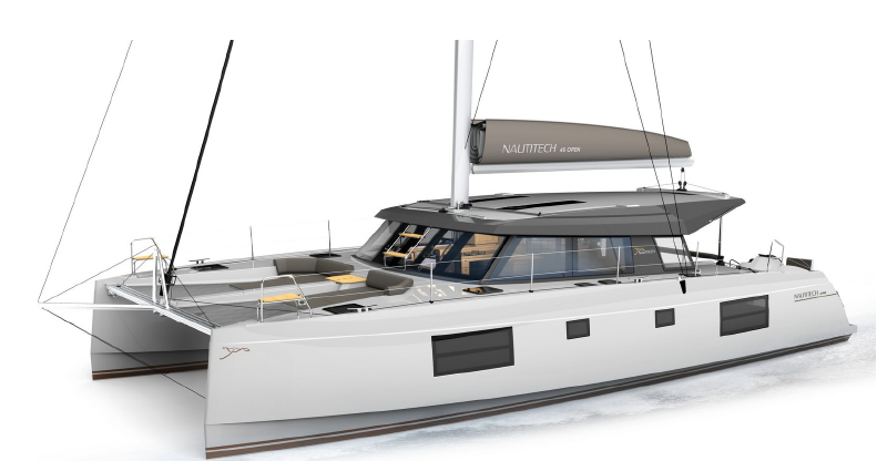Manufacturer rendering of the Nautitech 46 Open